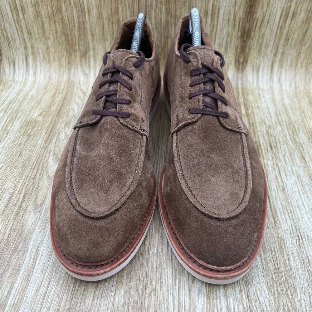 Allen Edmonds Waylon Derby Men's Size 9.5‎ D Brown Suede Dress Shoes 7091 NEW